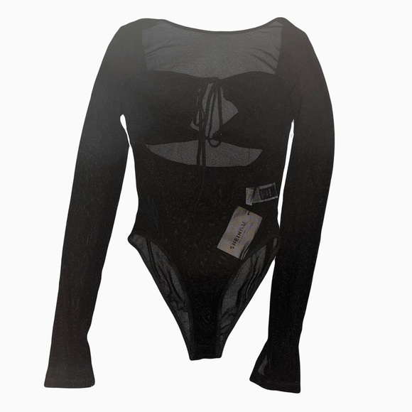 mesh black bodysuit - Picture 2 of 3